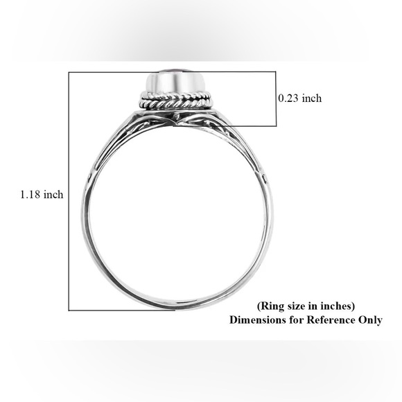 NWT Bali Legacy Niassa (FF) ring in Sterling Silver 1.35 ctw. sz 5 - Picture 8 of 8